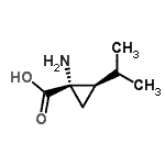 CAS#: 162871-02-5， (1S,2R)-1-Amino-2-Isopropylcyclopropanecarboxylic Acid