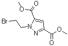 结构式 CAS# 163213-29-4, 1-(2-溴乙基)-1H-吡唑-3,5-二羧酸二甲酯