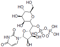 CAS#: 16375-64-7， Uridine Diphosphate Mannose