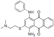 CAS#: 16388-74-2， 1-Amino-4-Anilino-2-[[2-(Dimethylamino)Ethyl]Thio]Anthraquinone