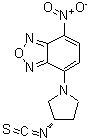 结构式 CAS# 163927-30-8, 4-[(3S)-3-异硫氰酸基-1-吡咯烷基]-7-硝基-2,1,3-苯并恶二唑