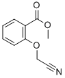 结构式 CAS# 1641-00-5, 甲基2-(氰基甲氧基)苯甲酸酯