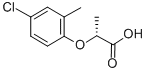 structure of CAS# 16484-77-8, (2R)-2-(4-Chloro-2-Methylphenoxy)-Propanoic Acid;(2R)-2-(4-Chloro-2-Methyl-Phenoxy)Propanoic Acid;(2R)-2-(4-Chloro-2-Methyl-Phenoxy)Propionic Acid;36773_Riedel