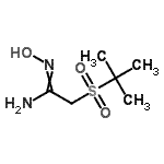 CAS#: 164982-43-8， N'-Hydroxy-2-[(2-Methyl-2-Propanyl)Sulfonyl]Ethanimidamide