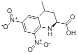 structure of CAS# 1655-57-8, N-(2,4-Dinitrophenyl)-L-Leucine;2-[(2,4-Dinitrophenyl)Amino]-4-Methyl-Pentanoic Acid;2-[(2,4-Dinitrophenyl)Amino]-4-Methyl-Valeric Acid