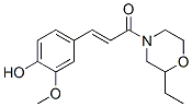 CAS#: 16562-70-2， 2-Ethyl-4-[3-(4-Hydroxy-3-Methoxyphenyl)-1-Oxo-2-Propenyl]Morpholine