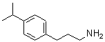 structure of CAS# 165736-01-6, 3-(4-Isopropylphenyl)-1-Propanamine;[3-(4-isopropylphenyl)propyl]amine;3-(4-isopropylphenyl)-1-propanamine;3-(4-Isopropyl-phenyl)-propylamine