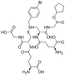 CAS#: 166038-00-2， Cyclopentyl (2S)-2-Amino-5-[[(2R)-3-[(4-Bromophenyl)Methylsulfanyl]-1-[(2-Cyclopentyloxy-2-Oxoethyl)Amino]-1-Oxopropan-2-Yl]Amino]-5-Oxopentanoate