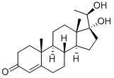 structure of CAS# 1662-06-2, 17alpha,20beta-Dihydroxy-4-Pregnen-3-One;17-Dhp;17Alpha,20Beta-Dihydroxypregn-4-En-3-One;17Alpha,20Beta-Dihydroxyprogesterone