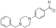 structure of CAS# 166438-88-6, 4-[4-(Phenylmethyl)-1-Piperazinyl]-Benzaldehyde;4-[4-(Phenylmethyl)-1-Piperazin-4-Iumyl]Benzaldehyde;4-[4-(Benzyl)Piperazin-4-Ium-1-Yl]Benzaldehyde;Zinc04222956
