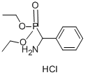 structure of CAS# 16656-50-1, Diethyl (alpha-Aminobenzyl)Phosphonate Hydrochloride;Diethoxyphosphoryl-Phenyl-Methanamine Hydrochloride;(Diethoxyphosphoryl-Phenyl-Methyl)Amine Hydrochloride;Nsc113536