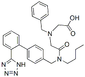 CAS#: 166592-21-8， 2-[[2-[Butyl-[[4-[2-(2H-Tetrazol-5-Yl)Phenyl]Phenyl]Methyl]Amino]-2-Oxoethyl]-(Phenylmethyl)Amino]Acetic Acid