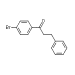 structure of CAS# 1669-51-8, 1-(4-Bromophenyl)-3-Phenyl-1-Propanone;4'-Bromo-3-phenylpropiophenone