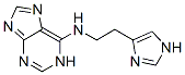 结构式 CAS# 1669-86-9, N-[2-(1H-咪唑-4-基)乙基]-1H-腺嘌呤
