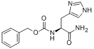 CAS#: 16706-41-5， (S)-[2-Amino-1-(1H-Imidazol-4-Ylmethyl)-2-Oxoethyl]-Carbamic Acid Phenylmethyl Ester
