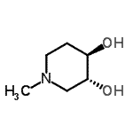 CAS#: 167097-01-0， (3R,4R)-1-Methyl-3,4-Piperidinediol
