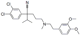 CAS#: 16740-29-7， 2-(3,4-Dichlorophenyl)-5-[2-(3,4-dimethoxyphenyl)ethyl-methyl-amino]-2-propan-2-yl-pentanenitrile