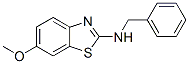 structure of CAS# 16763-01-2, N-Benzyl-6-Methoxy-1,3-Benzothiazol-2-Amine