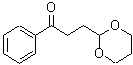 structure of CAS# 167644-49-7, 3-(1,3-Dioxan-2-Yl)-1-Phenyl-1-Propanone;3-(1,3-Dioxan-2-yl)propiophenone;MFCD02261787
