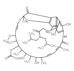 CAS#: 16784-05-7， 4-O-[(N,N-Diisobutylcarbamoyl)Methyl]Rifamycin