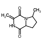 CAS#: 168074-99-5， 6-Methyl-3-Methylenehexahydropyrrolo[1,2-a]Pyrazine-1,4-Dione