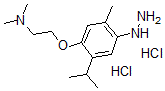 CAS 登录号：16809-63-5， 5-(2-(二甲基氨基)乙氧基)-p-伞花烃-2-基肼二盐酸盐