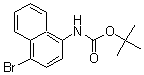 结构式 CAS# 168169-11-7, N-(4-溴-1-萘基)-氨基甲酸叔丁酯
