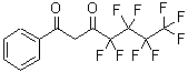 结构式 CAS# 168920-97-6, 4,4,5,5,6,6,7,7,7-九氟-1-苯基-1,3-庚烷二酮