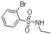 结构式 CAS# 169189-80-4, 2-溴-N-乙基苯磺酰胺