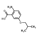CAS#: 169283-23-2， 2-Amino-5-Isobutoxybenzoic Acid