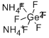 structure of CAS# 16962-47-3, Ammonium Hexafluorogermanate;Diammonium Tetrafluorogermane Difluoride;Ammonium Hexafluorogermanate(4)
