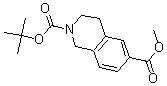 structure of CAS# 170097-66-2, 2-Tert-Butyl 6-Methyl 3,4-Dihydroisoquinoline-2,6(1H)-Dicarboxylate;2,6(1H)-Isoquinolinedicarboxylic Acid, 3,4-Dihydro-, 2-(1,1-Dimethylethyl) 6-Methyl Ester;2-Tert-Butyl 6-Methyl 1,2,3,4-Tetrahydroisoquinoline-2,6-Dicarboxylate;2-TERT-BUTYL 6-METHYL 3,4-DIHYDROISOQUINOLINE-2,6(1H)-DICARBOXYLATE