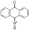 structure of CAS# 1705-82-4, 10-Diazo-9(10H)-Anthracenone;10-Diazo-10H-anthracen-9-one;10-diazynylidene-9,10-dihydroanthracen-9-one
