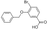结构式 CAS# 17054-27-2, 4-溴-3-(苯基甲氧基)-苯甲酸