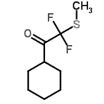 CAS#: 170654-39-4， 1-Cyclohexyl-2,2-Difluoro-2-(Methylsulfanyl)Ethanone