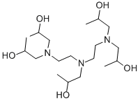 structure of CAS# 17121-34-5, N,N,N',N'',N''-Pentakis(2-Hydroxypropyl)Diethylenetriamine;1,1',1'',1'''-(((2-Hydroxypropyl)Imino)Bis(Ethylenenitrilo))Tetrapropan-2-Ol;2-Propanol, 1,1',1'',1'''-(((2-Hydroxypropyl)Imino)Bis(2,1-Ethanediylnitrilo))Tetrakis-