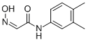 structure of CAS# 17122-69-9, N-(3,4-Dimethylphenyl)-2-(Hydroxyimino)Acetamide;N-(3,4-Dimethylphenyl)-2-Hydroxyiminoacetamide;N-(3,4-Dimethylphenyl)-2-Hydroxyimino-Acetamide;(2E)-N-(3,4-Dimethylphenyl)-2-Hydroxyimino-Acetamide