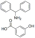 CAS 登录号：171507-29-2， 二苯基甲胺3-羟基苯甲酸盐
