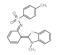 CAS#: 17173-01-2， (NZ)-4-Methyl-N-[(6Z)-6-(3-Methylbenzothiazol-2-Ylidene)-1-Cyclohexa-2,4-Dienylidene]Benzenesulfonamide