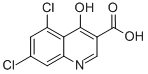 structure of CAS# 171850-30-9, 5,7-Dichloro-4-Oxo-1H-Quinoline-3-Carboxylic Acid;5,7-Dichloro-4-Keto-1H-Quinoline-3-Carboxylic Acid;Maybridge1_005006;Km 09246
