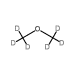 structure of CAS# 17222-37-6, [(<Sup>2</Sup>H<Sub>3</Sub>)Methyloxy](<Sup>2</Sup>H<Sub>3</Sub>)Methane;(CD3)2O;Dimethyl ether-d6;Dimethyl-d6 Ether