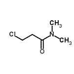 structure of CAS# 17268-49-4, 3-Chloro-N,N-Dimethylpropanamide;MFCD02973599