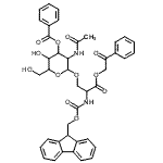 CAS#: 172939-67-2， 3-Acetamido-2-[2-{[(9H-Fluoren-9-Ylmethoxy)Carbonyl]Amino}-3-Oxo-3-(2-Oxo-2-Phenylethoxy)Propoxy]-5-Hydroxy-6-(Hydroxymethyl)Tetrahydro-2H-Pyran-4-Yl Benzoate
