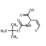 CAS#: 174075-49-1， (2S,3Z)-4-Fluoro-2-({[(2-Methyl-2-Propanyl)Oxy]Carbonyl}Amino)-3-Butenoic Acid