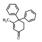 CAS#: 17429-38-8， 3-Methyl-4,4-Diphenyl-2-Cyclohexen-1-One