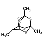 CAS#: 17443-95-7， 1,5,10-Trimethyl-2,4,6,8,9-Pentathiatricyclo[3.3.1.1<Sup>3,7</Sup>]Decane