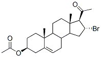 CAS#: 17449-92-2， 16-alpha-Bromo-20-Oxopregn-5-En-3-beta-Yl Acetate