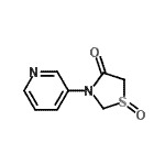 CAS#: 174889-70-4， 3-(3-Pyridinyl)-1,3-Thiazolidin-4-One 1-Oxide
