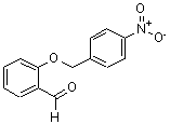 结构式 CAS# 17490-72-1, 2-[(4-硝基苄基)氧基]苯甲醛