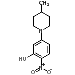 CAS#: 175135-21-4， 5-(4-Methyl-1-Piperidinyl)-2-Nitrophenol